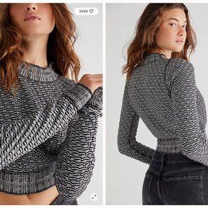 Free People Jane Top  - Small Black